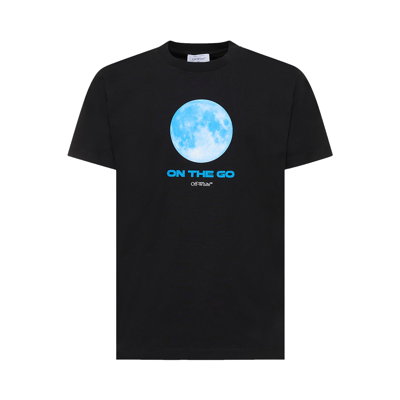 Pre-owned Off-white Onthego Moon Slim Short-sleeve Tee 'black/multicolor'