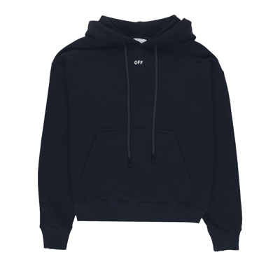 Pre-owned Off-white Double Moon Arrow Skate Hoodie 'black/white'