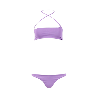 Pre-owned Attico The  Bikini 'lavender' In Purple