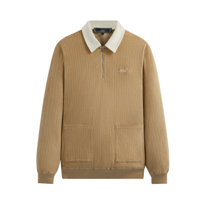 Pre-owned Kith Cord Clyde Rugby 'canvas' In Tan