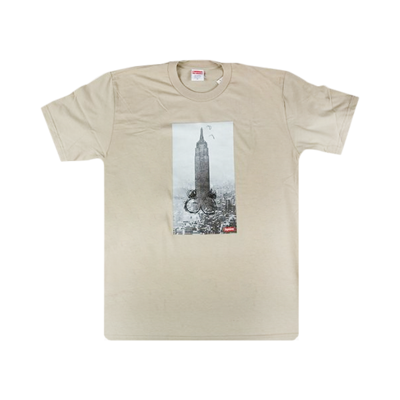 Pre-owned Supreme Mike Kelley The Empire State Building T-shirt 'clay' In Brown