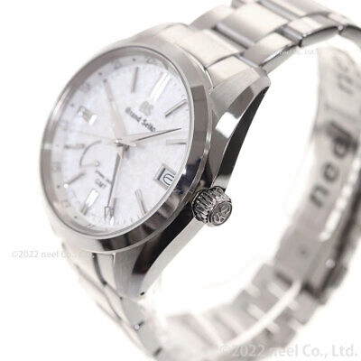 Pre-owned Grand Seiko Spring Drive Gmt Sbge279 White 9r66 Men's Watch In Box