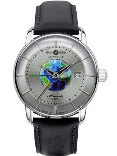 Pre-owned Zeppelin Atlantic Automatic Gmt 8468-1