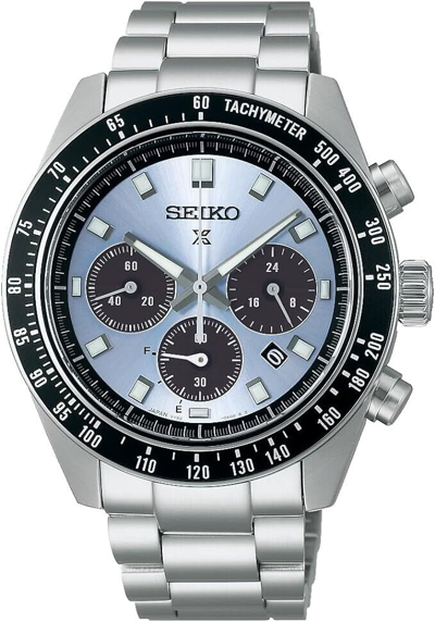 Pre-owned Seiko Prospex Speedtimer Solar Chronograph Sbdl109 Watch Crystal Blue 2023 Japan