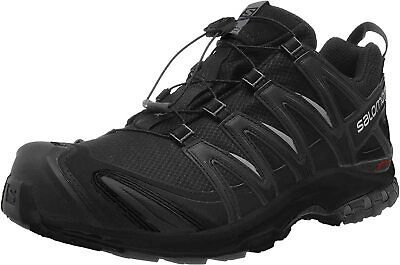 Pre-owned Salomon Men's Xa Pro 3d Gore-tex Trail Running Shoes In Black/black/magnet