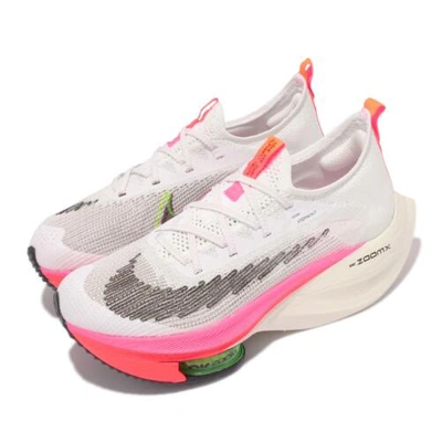 Pre-owned Nike Wmns Air Zoom Alphafly Next% Fk Rawdacious White Women Running Dj5456-100