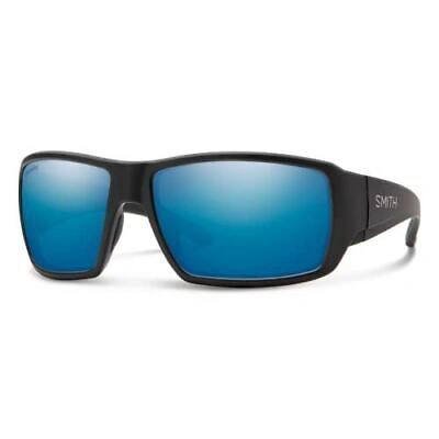 Pre-owned Smith Operators Choice Elite Sunglasses In Black/chromapop+polarized Blue Mirror