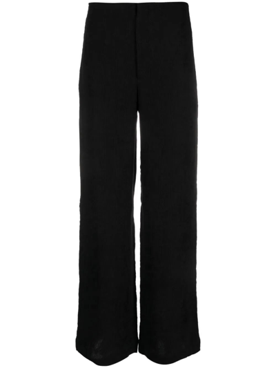 By Malene Birger Marchei High-waisted Trousers In Black  