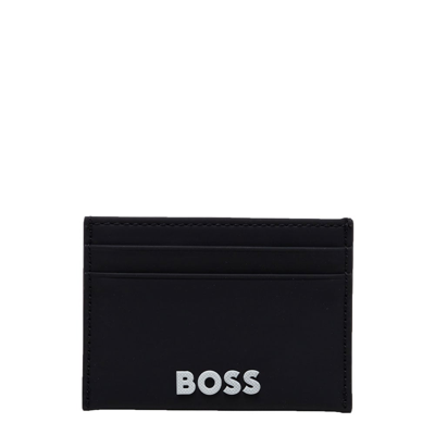 Hugo Boss Catch Card Holder In Black