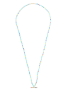 Luis Morais 14kt Yellow Gold T-bar Bead Necklace In Gold
