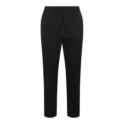 Valentino Cotton Trousers In Black