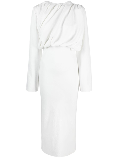 Paris Georgia White Ollie Midi Dress