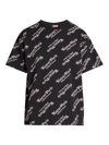 Kenzo Black Printed T-shirt In Black