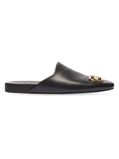 Balenciaga Women's Cosy Bb Slides In Black