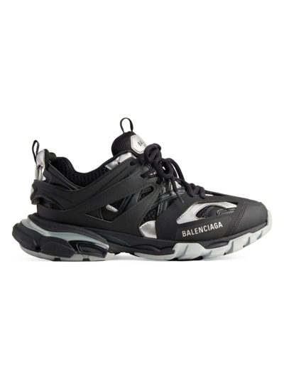 Balenciaga Track Sneakers In Black Silver Met Cny
