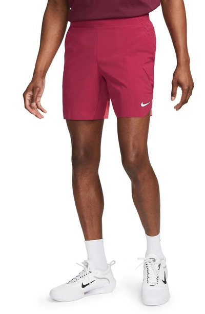 Nike Men's Court Dri-fit Slam Tennis Shorts In Red