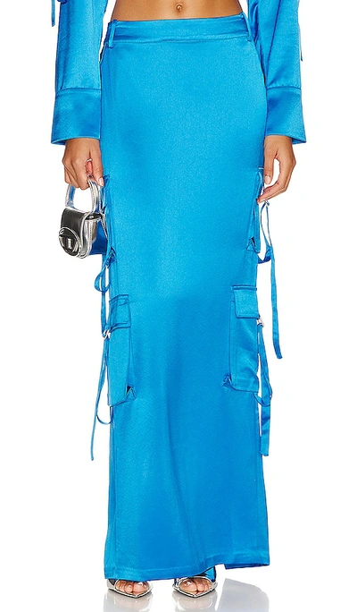 Retroféte Maelie Skirt In Blau