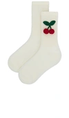 Casa Clara Paulina Sock In Cherry
