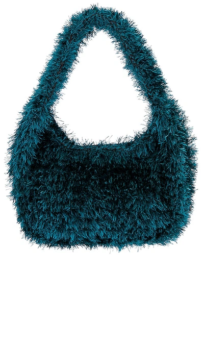 Lado Bokuchava Grinch Faux Fur Bag In Peacock Blue