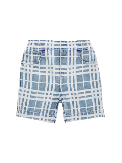 Burberry Baby Boy's & Little Boy's Mini Castiel Check Shorts In Pale Blue Check