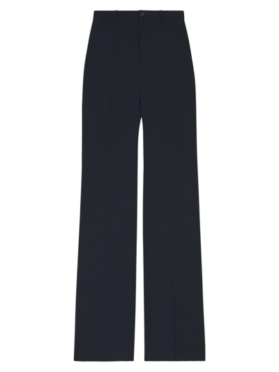 Balenciaga Wide-leg Trousers In Black
