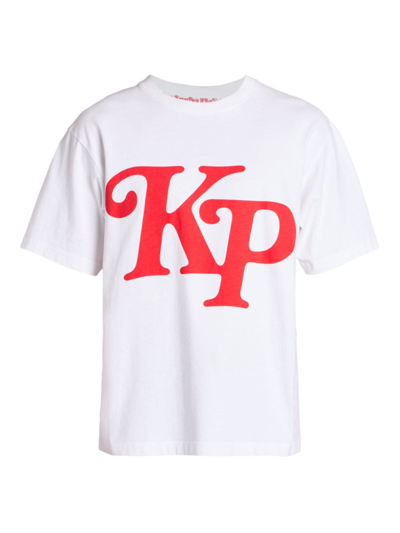 Kenzo X Verdy Logo-print T-shirt In Off White