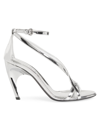 Alexander Mcqueen Alexander Mc Queen Woman Silver Sandal 780692 In Silver