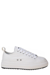 DSQUARED2 DSQUARED2 ROUND TOE PLATFORM SNEAKERS