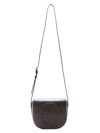 Altuzarra Medallion Leather Saddle Bag In Black