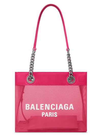 Balenciaga Women's Duty Free Small Tote Bag In Fushia