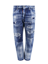 DSQUARED2 DSQUARED2 STRAIGHT LEG DISTRESSED JEANS