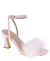 Bcbgeneration Relby Faux Feather Sandal In Ballerina