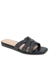 Bcbgeneration Bcbg Meltem Square Toe Slide Sandal In Black