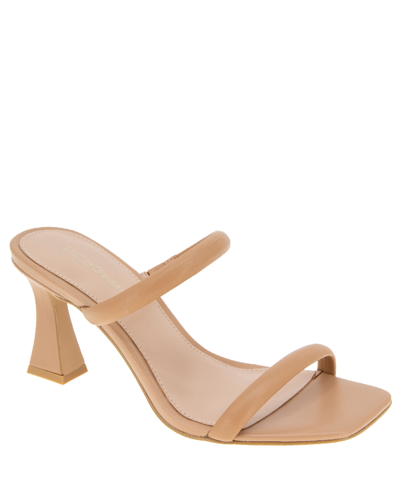 Bcbgeneration Women's Rooby Leather Dress Sandals In Tan Leather