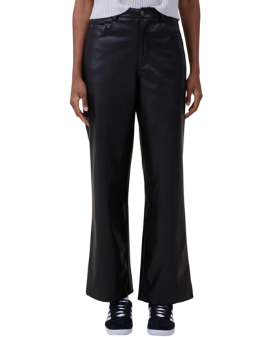 Cotton On Women's Arden Faux Leather Pants In Black