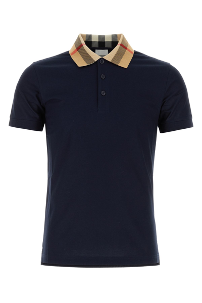 Burberry Polo-m Nd  Male In Blue