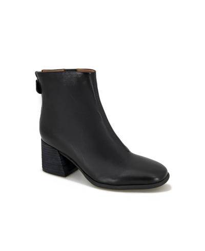 Gentle Souls Sandryn Leather Zip Bootie In Black