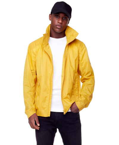 Alpine North Men's Recycled Ultralight Windshell Jacket, Yellow