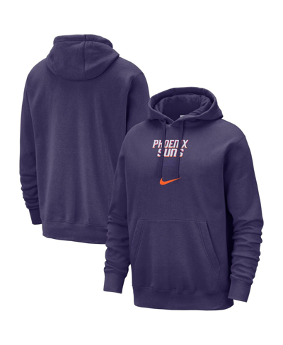 NIKE MEN'S NIKE PURPLE PHOENIX SUNS 2023/24 CITY EDITION ESSENTIAL CLUB PULLOVER HOODIE