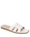 Bcbgeneration Bcbg Meltem Square Toe Slide Sandal In Cloud Dancer