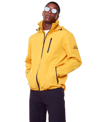 Alpine North Carmacks Unisex (recycled) Midweight Rain Shell Jacket In Mustard