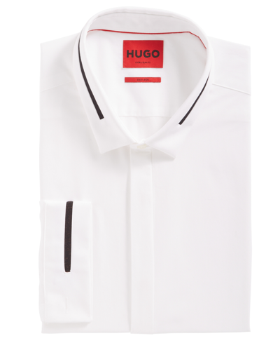 Hugo By  Boss Men's Extra-slim Fit Eloy Shirt In White