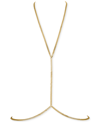 OMA THE LABEL 18K GOLD-PLATED CUBAN LINK BODY CHAIN