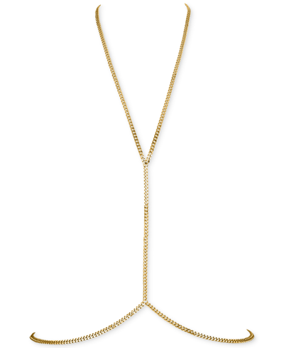 Oma The Label 18k Gold-plated Cuban Link Body Chain