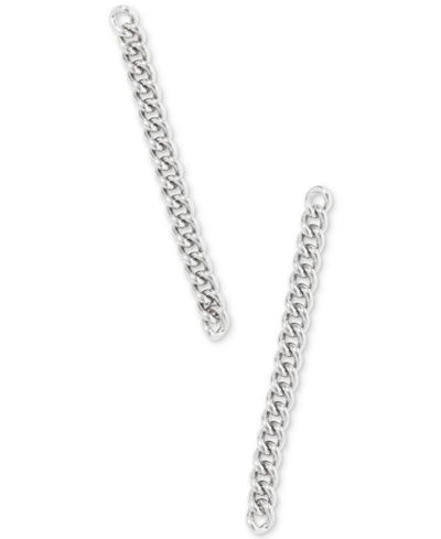 Kendra Scott Ace Linear Chain Drop Earrings In 14k Gold Plated Or Rhodium Plated In Oxford