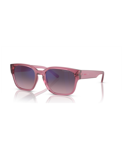 Arnette Men's Hamie Sunglasses, Mirror Gradient An4325 In Transparent Pink