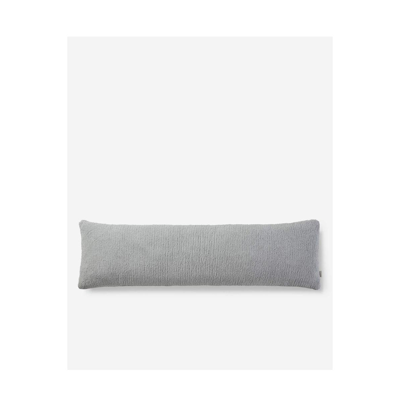Sunday Citizen Snug Body Pillow, 14" X 48" In Cloud Gray