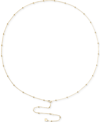 Oma The Label 18k Gold-plated Dainty Bead Waist Chain In Gold