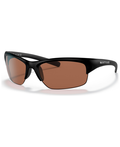 Native Eyewear Native Men's Endura Xp Polarized Sunglasses, Polar Xd9029 In Matte Black