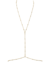 OMA THE LABEL 18K GOLD-PLATED DAINTY BEAD BODY CHAIN